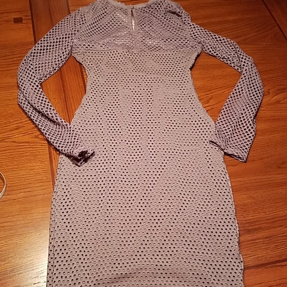 jaylynn mesh patchwork dress